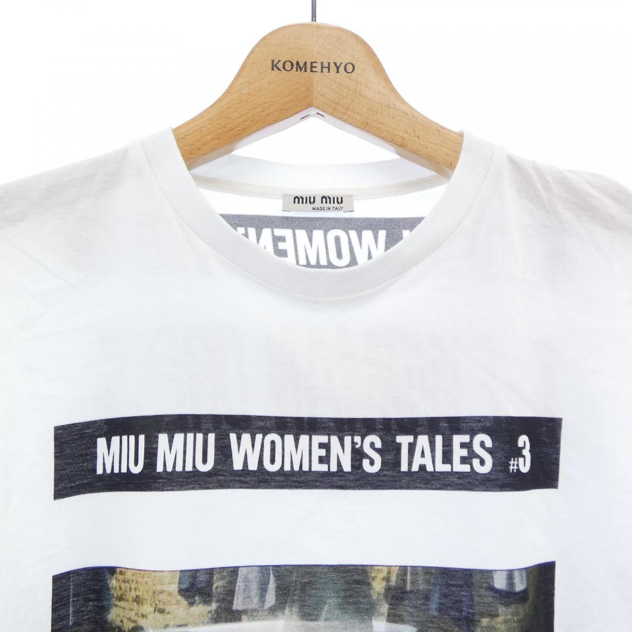 ミュウミュウ MIU MIU MJN062　1QD2 Tシャツ