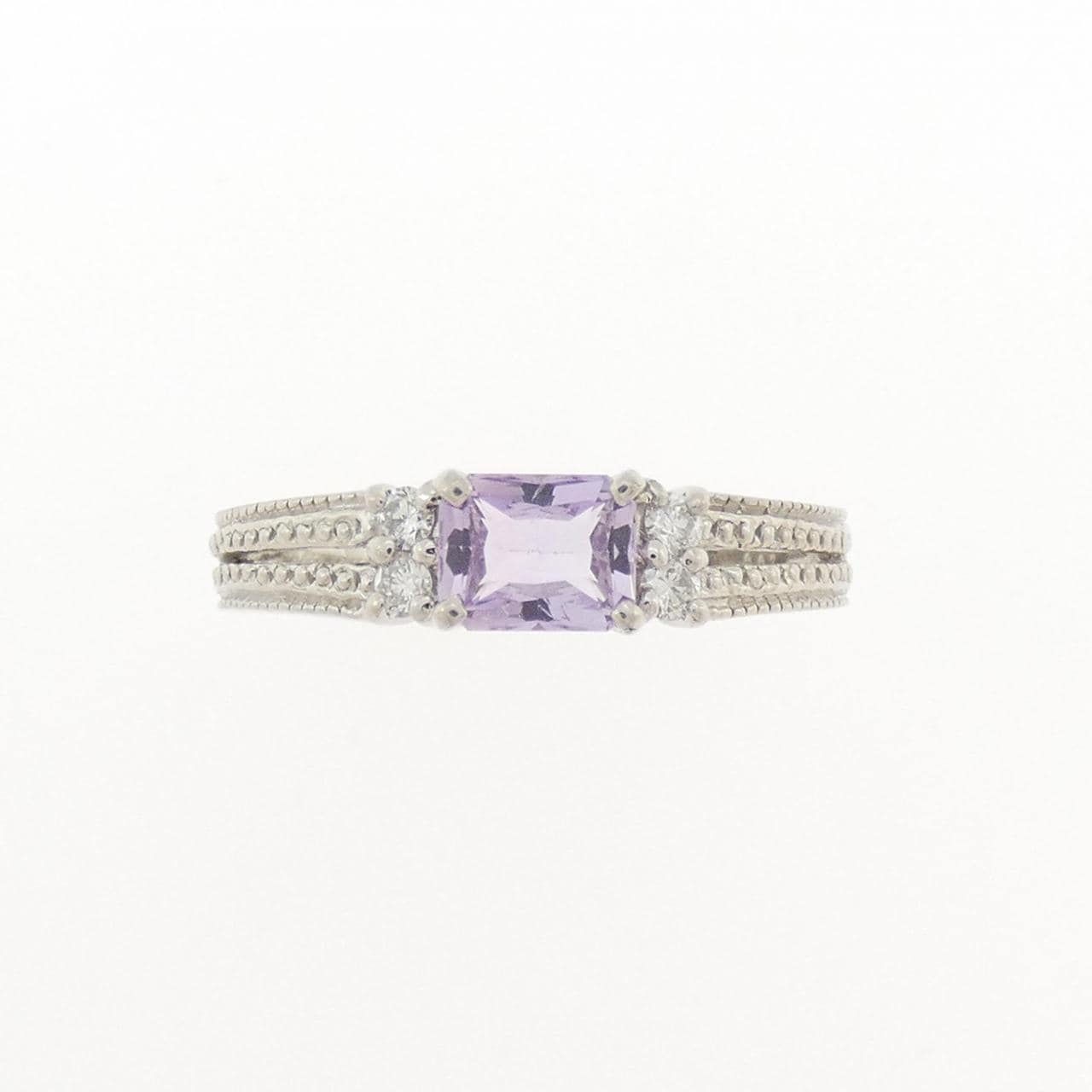 PT900 サファイヤ リング 0.45CT