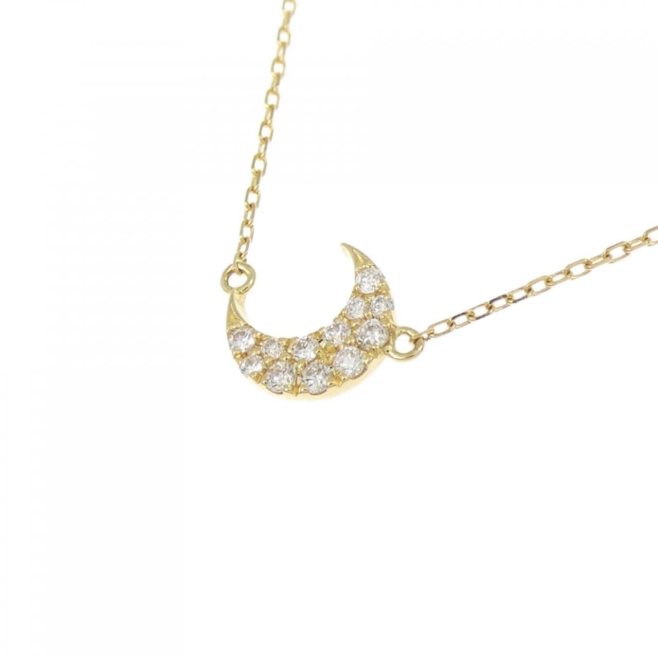 アーカー ムーン ダイヤモンド ネックレス 0.05CT