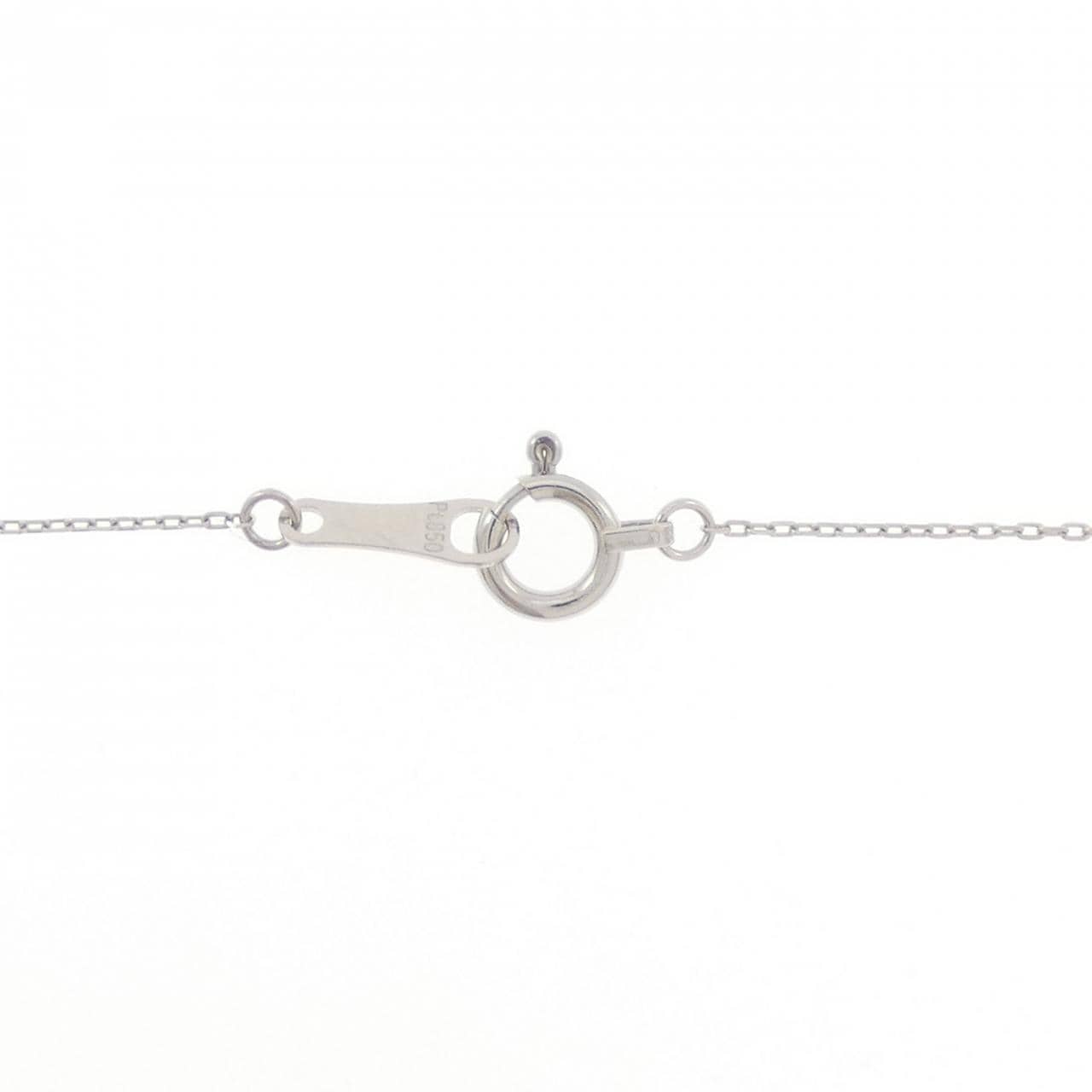 PT900/PT850 ルビー ネックレス 0.20CT