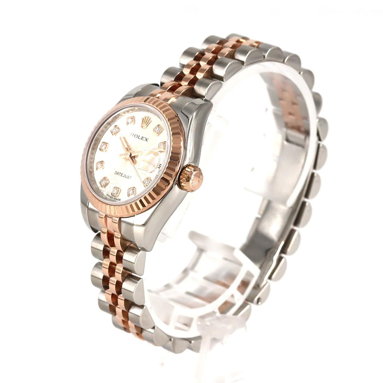 ロレックス デイトジャスト 179171G SSxPG 自動巻 ランダム番