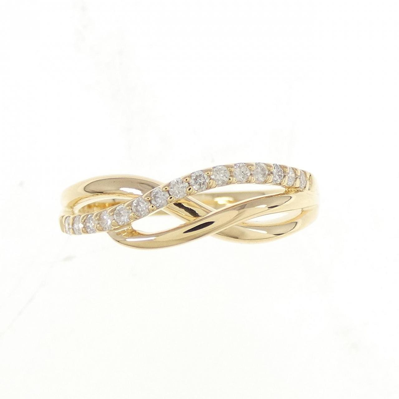 K18YG ダイヤモンド リング 0.12CT