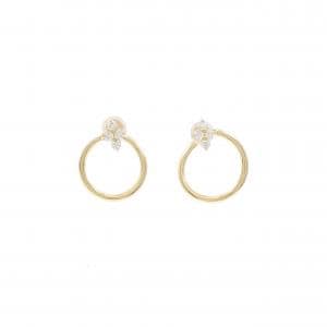 K18YG ダイヤモンド イヤリング 0.32CT