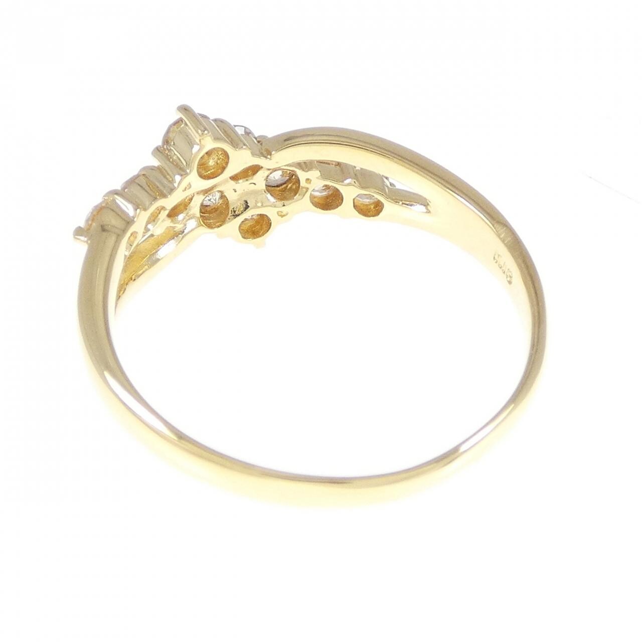 K18YG ダイヤモンド リング 0.50CT