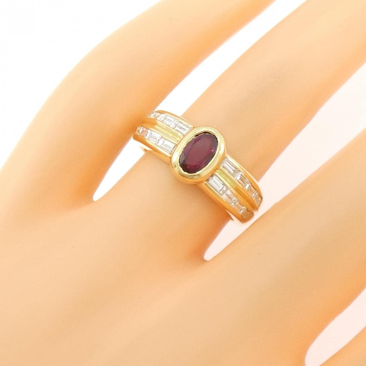 750YG ルビー リング