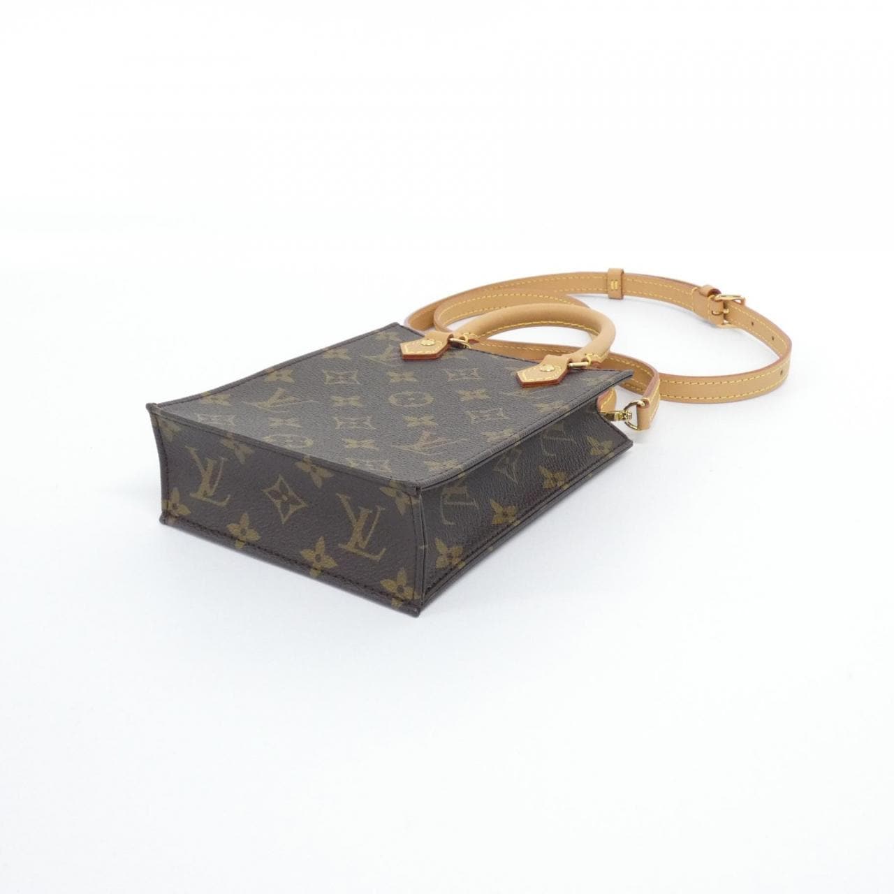 LOUIS VUITTON Monogram Petite Sac Plat M81295 包款