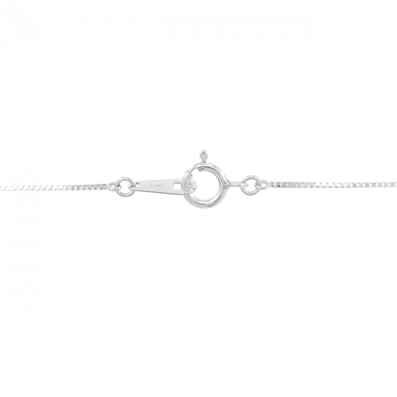 K10WG ルビー ネックレス