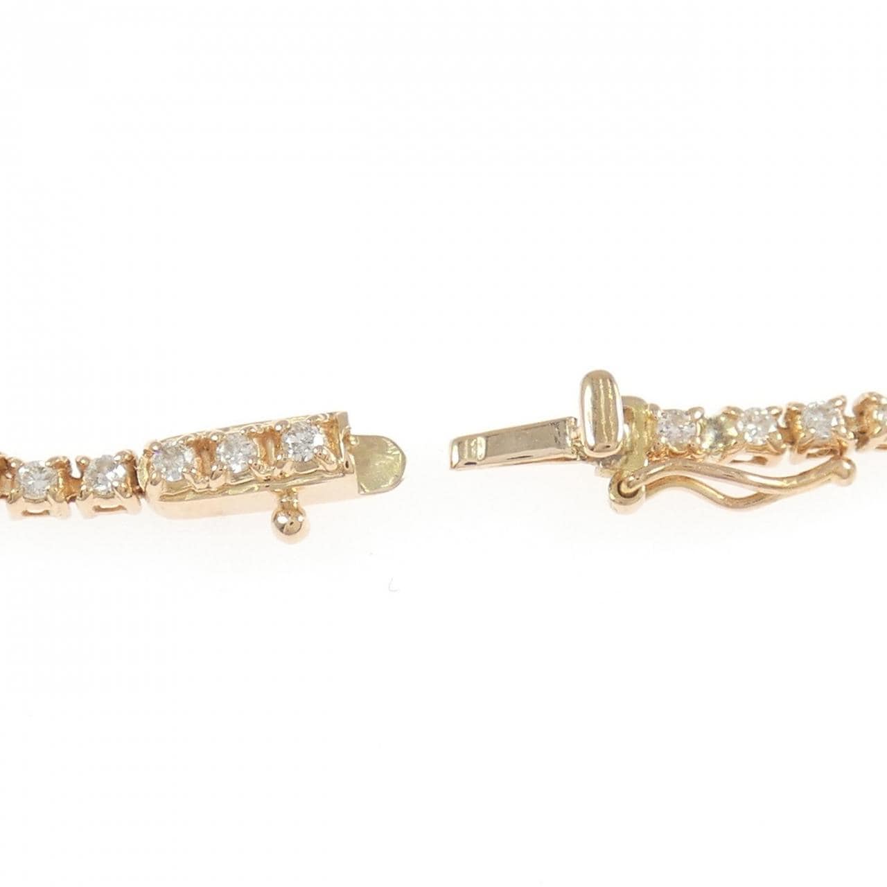 K18PG ダイヤモンド ブレスレット 1.00CT
