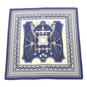 エルメス HERMES LES ROUES DE PHAETON BANDANA H244170S カレジェアン140 ショール
