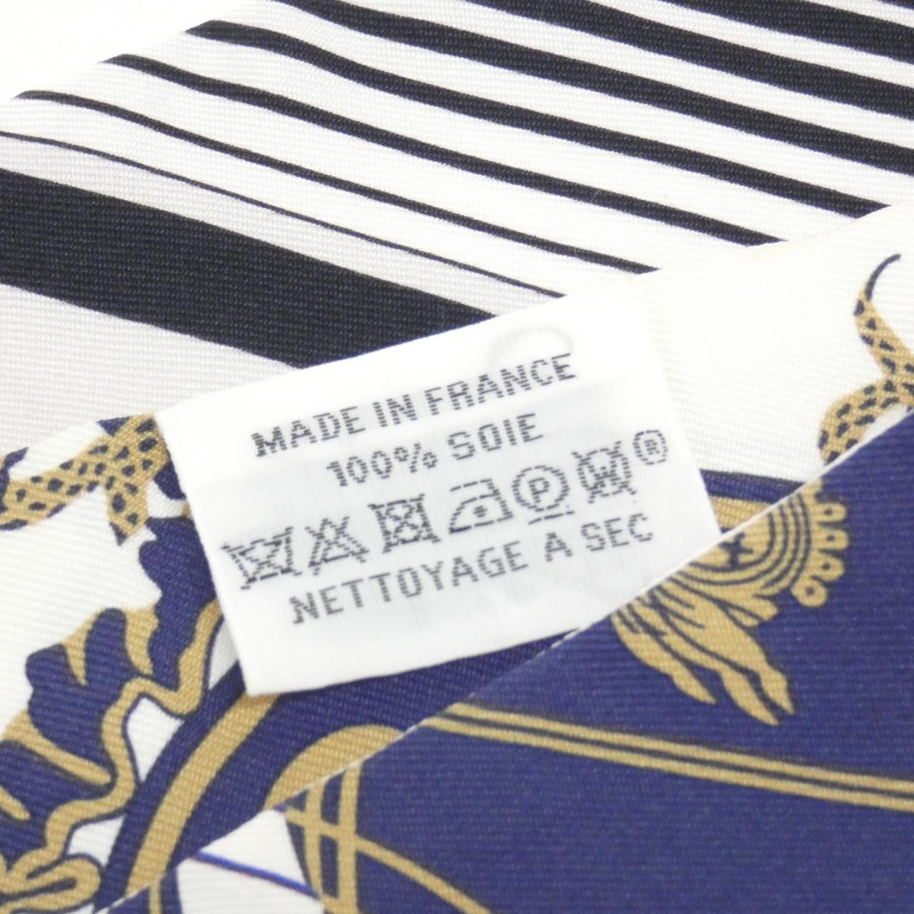 エルメス EX-LIBRIS ツイリー 063791S スカーフ