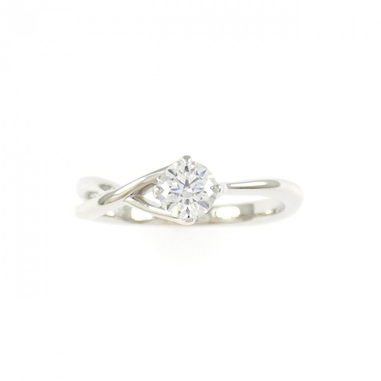 PT900 ダイヤモンド リング 0.303CT D VVS1 3EXT H&C