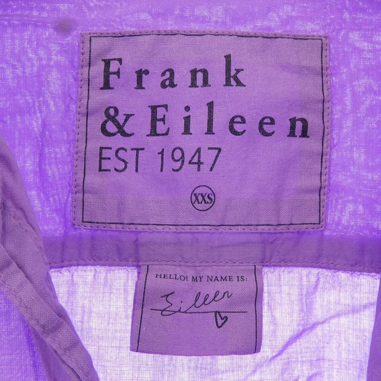フランクアンドアイリーン FRANK&EILEEN シャツ