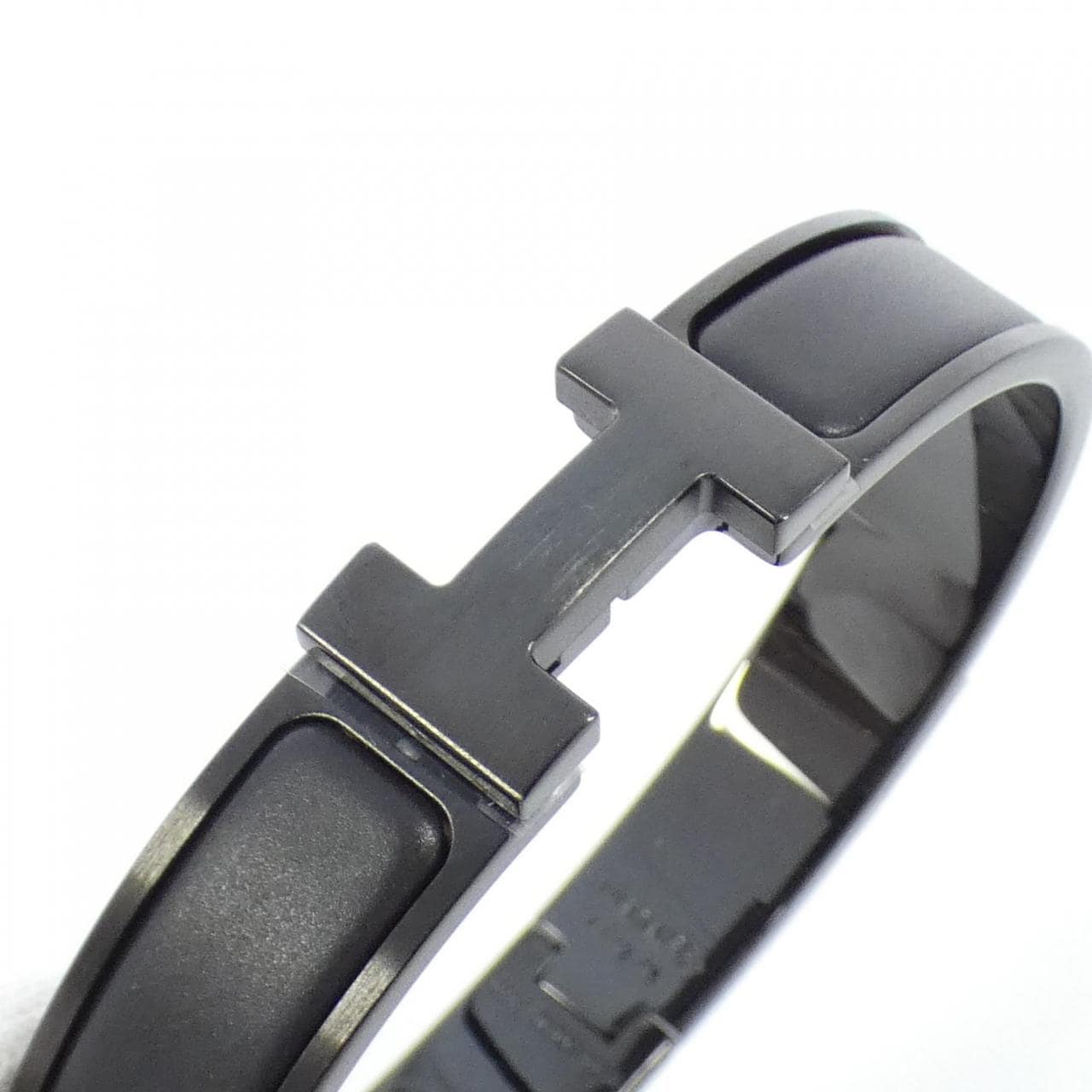 [未使用品] HERMES Click Ash Ash So Black 703203FK 手鍊