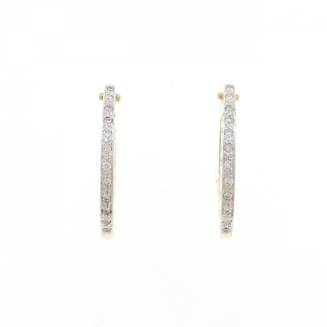 ポンテヴェキオ ダイヤモンド ピアス 0.18CT
