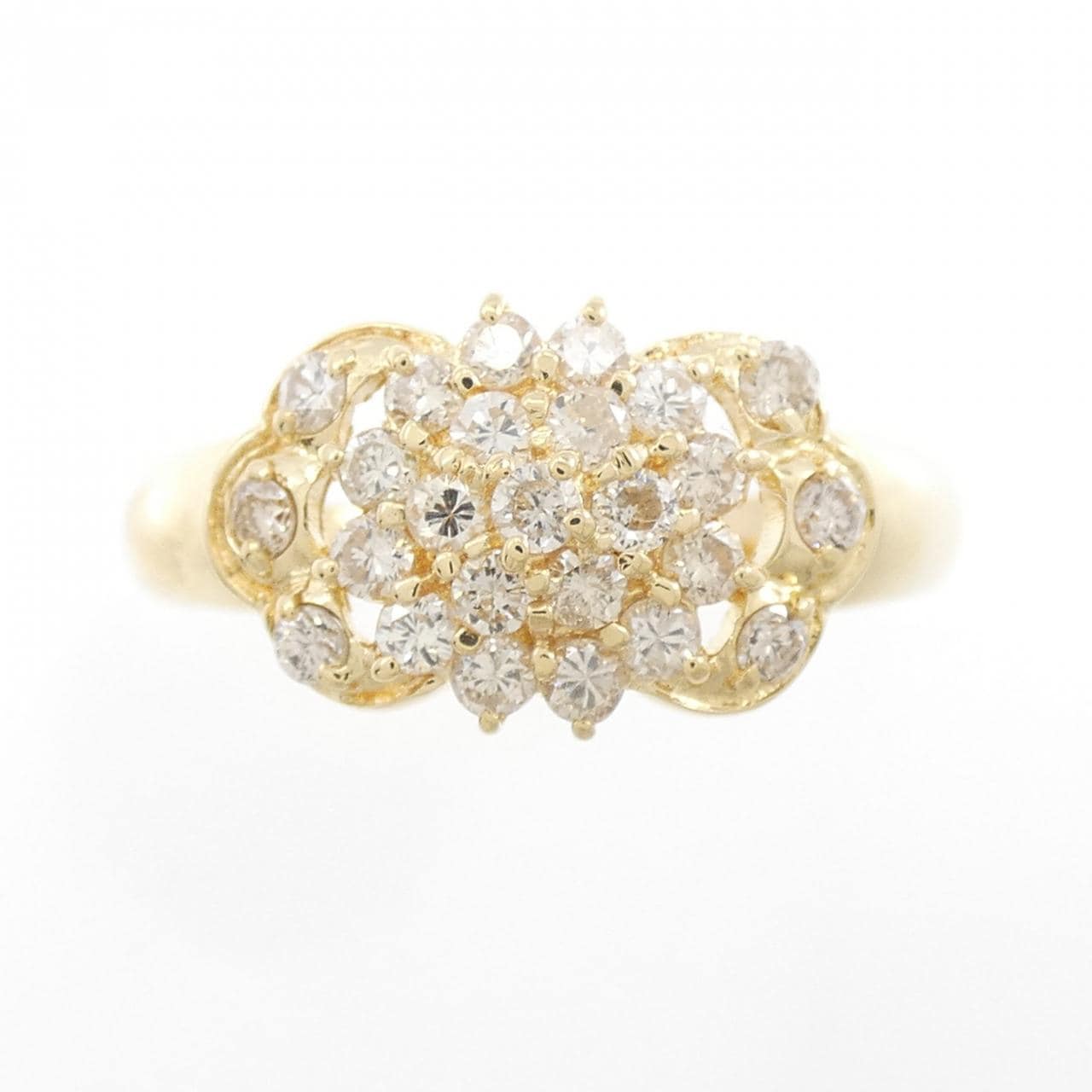 K18YG ダイヤモンド リング 0.57CT