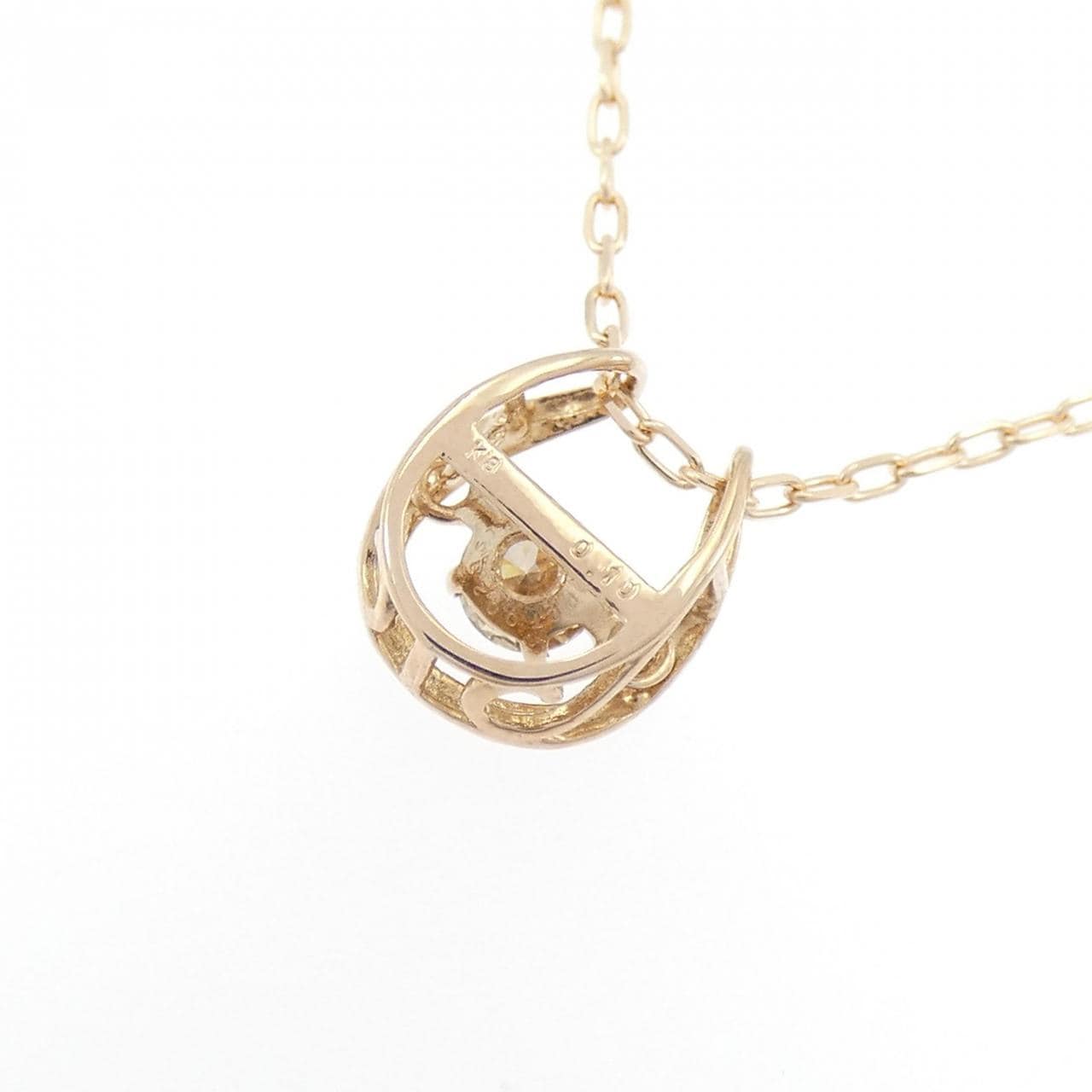 K18PG ダイヤモンド ネックレス 0.10CT