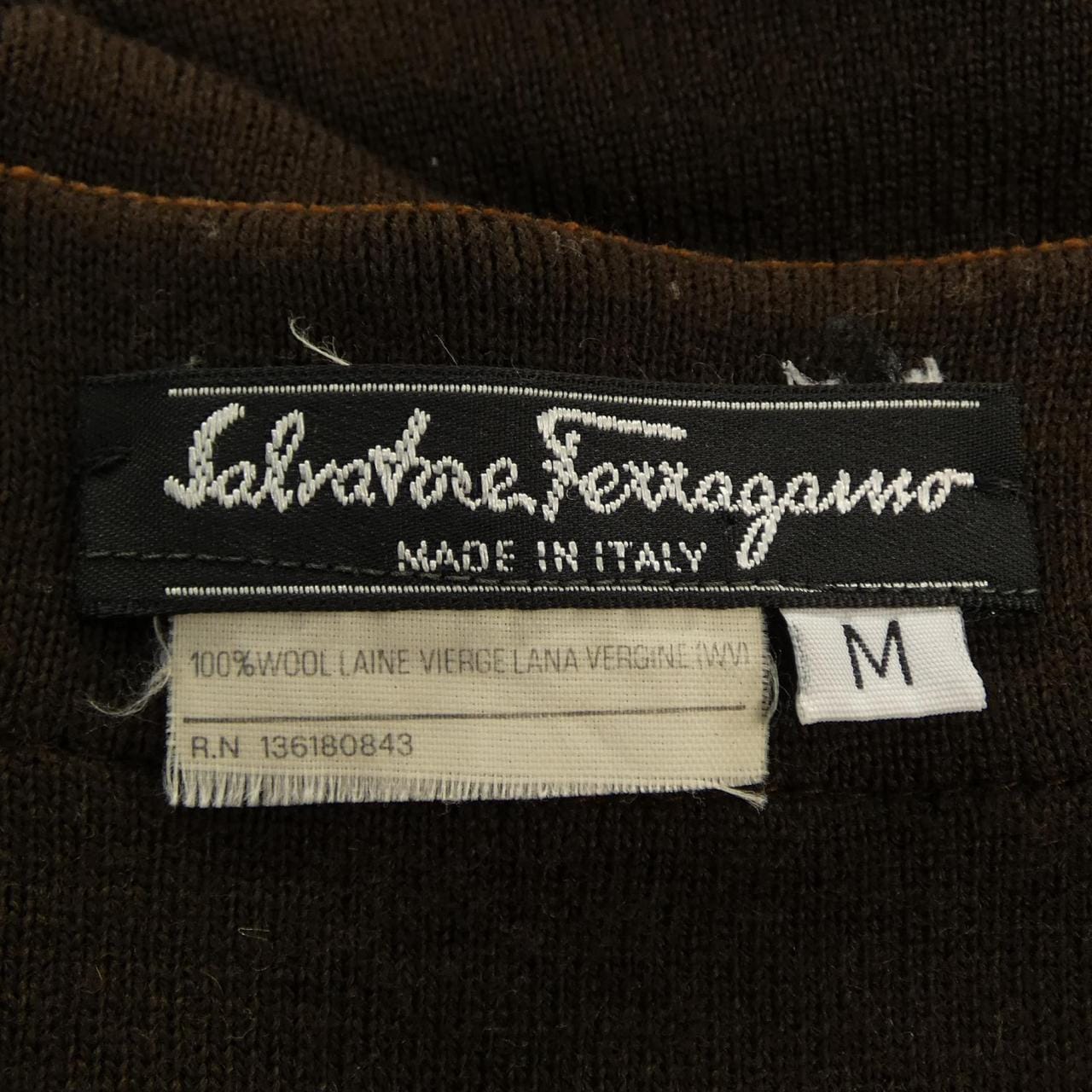 【ヴィンテージ】サルヴァトーレフェラガモ SALVATORE FERRAGAMO カーディガン