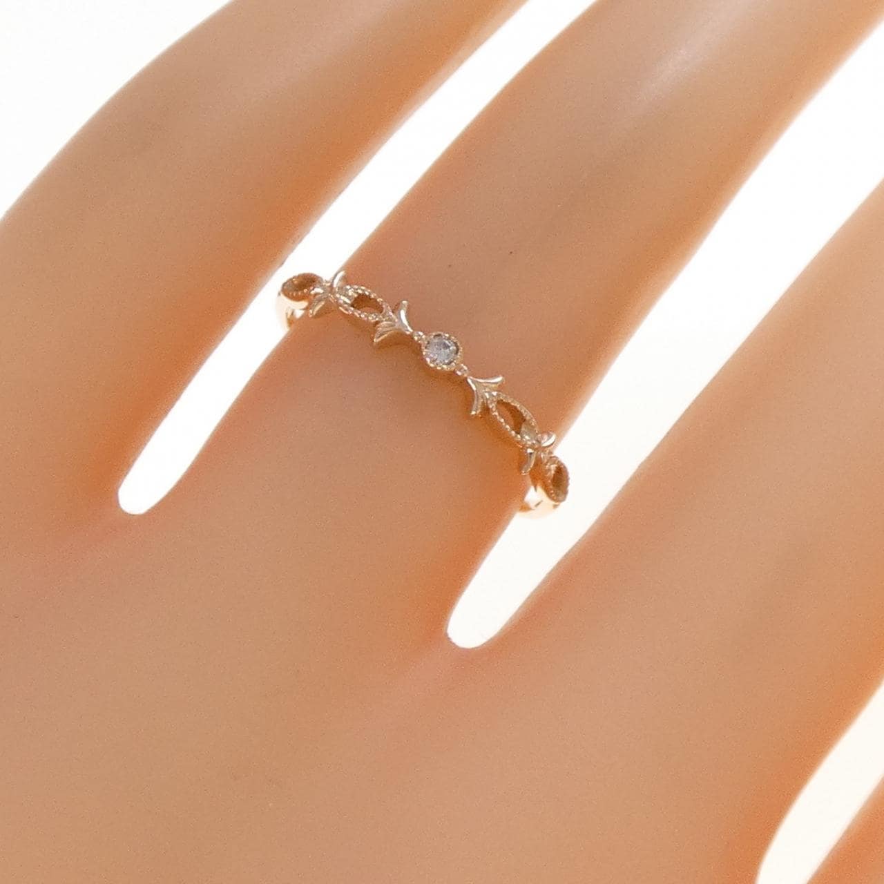 アガット ダイヤモンド リング 0.14CT