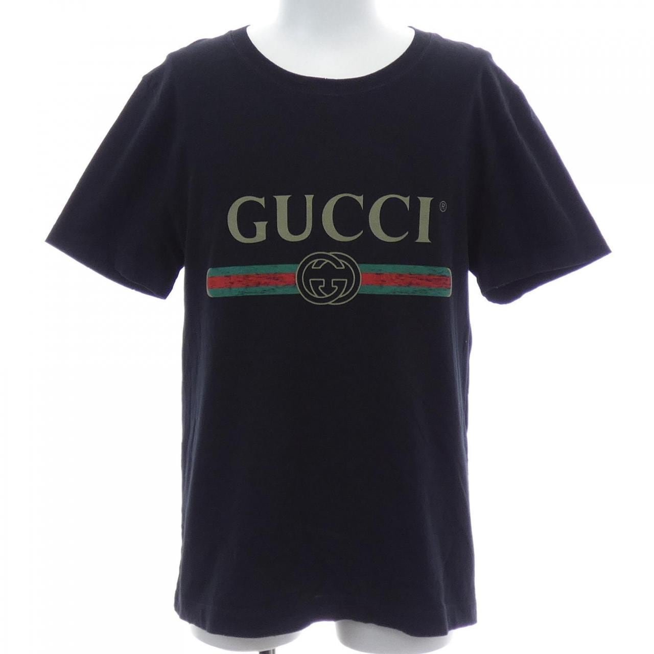 グッチ GUCCI GUCCIロゴウォッシュドオーバーサイズTシャツ 440103-X3F05 Tシャツ