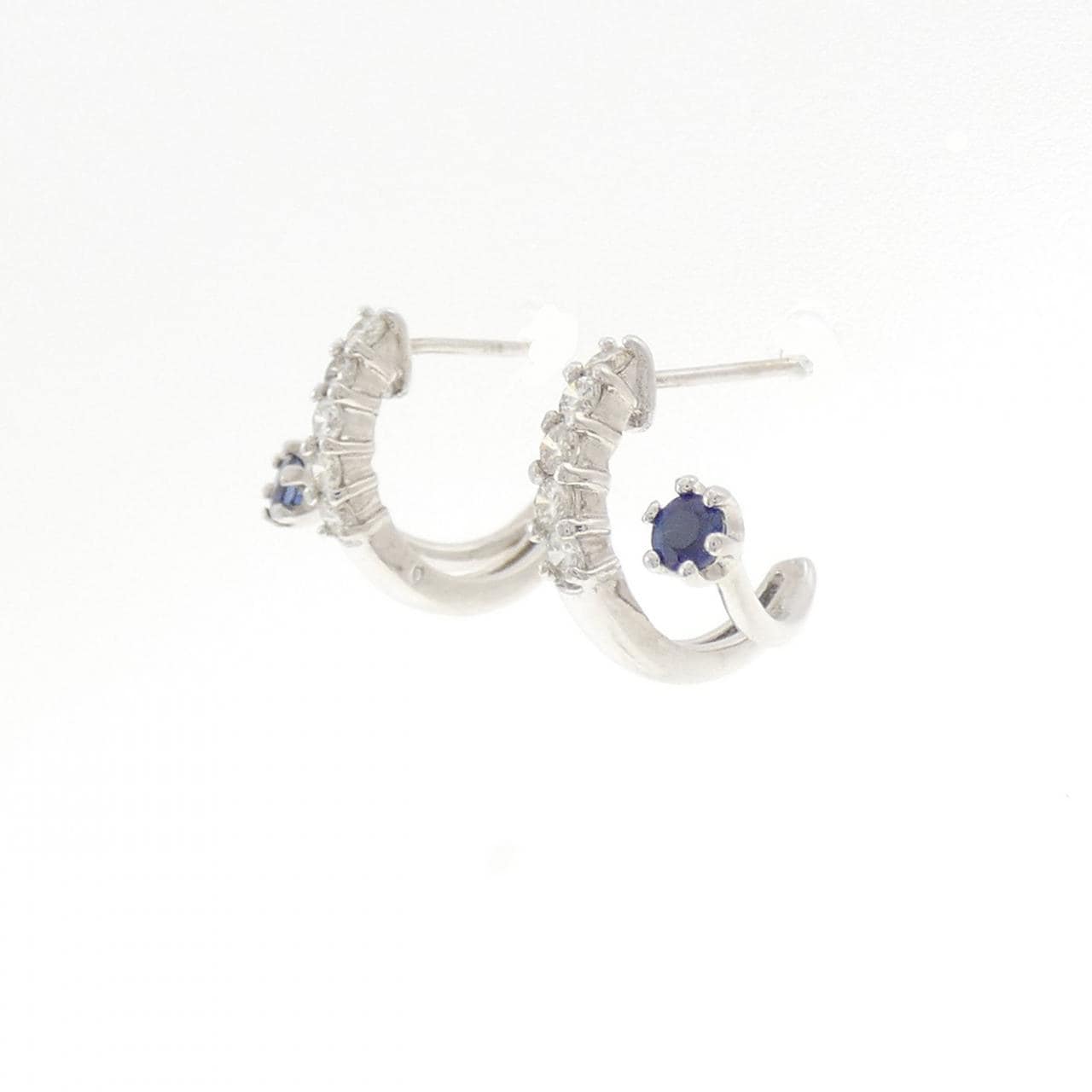 K14WG サファイヤ ピアス