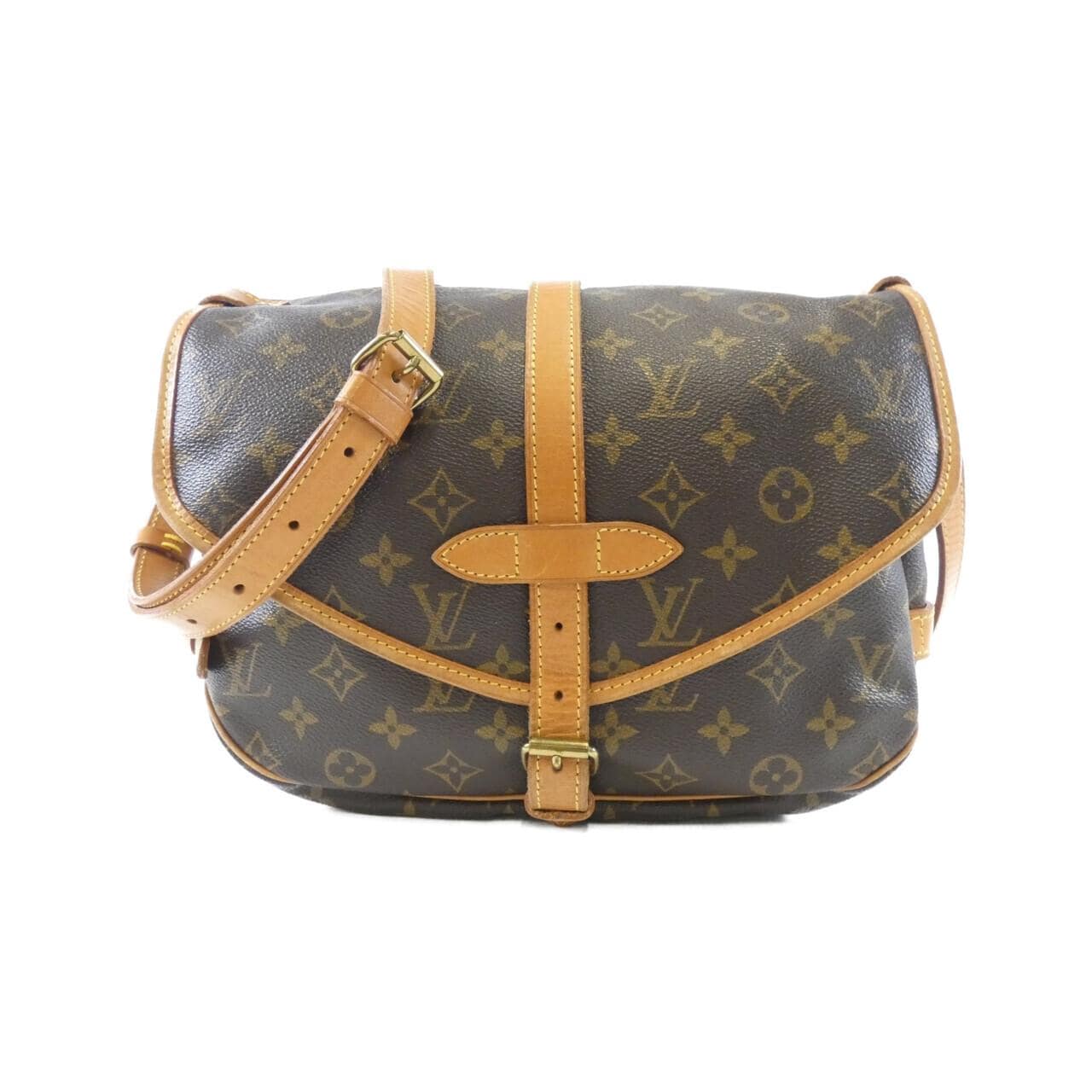 ルイヴィトン モノグラム ソミュール 30cm M42256 ショルダーバッグ