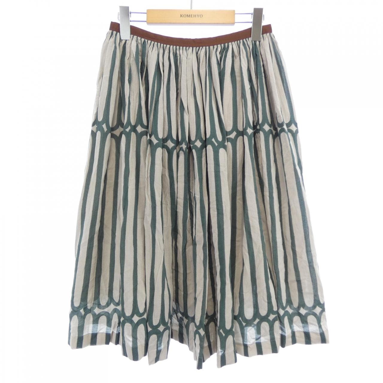 ミナペルホネン mina perhonen va5038 finger stripe スカート