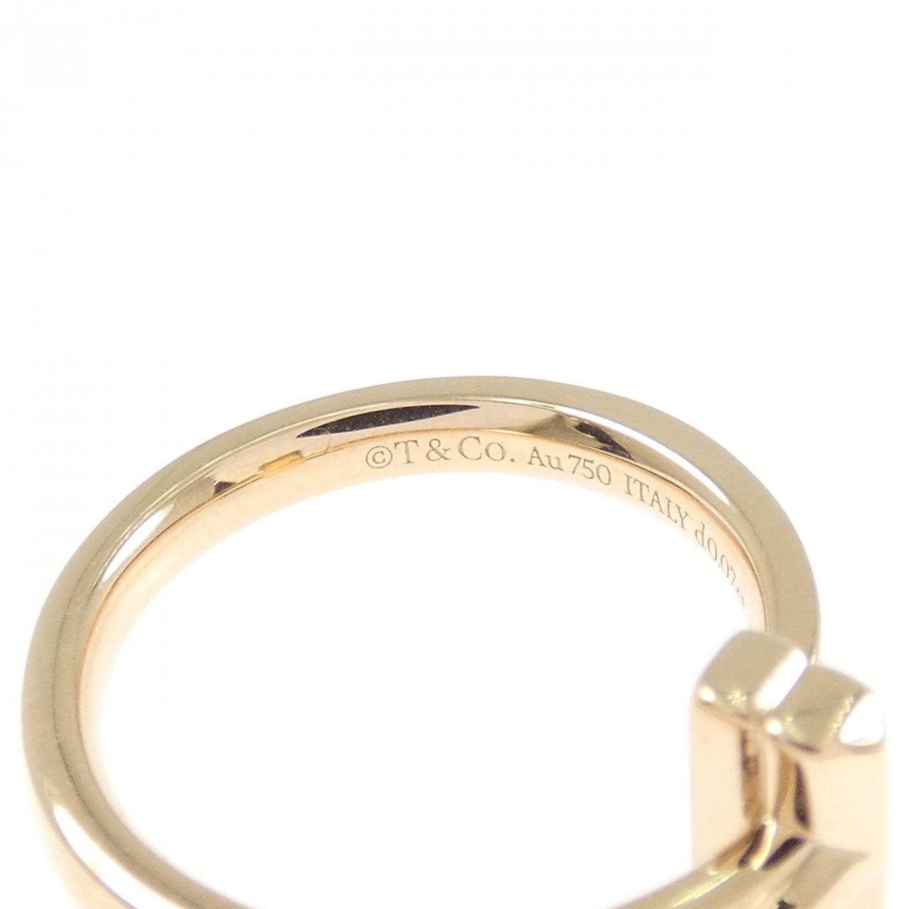 ティファニー Tワン リング 0.07CT