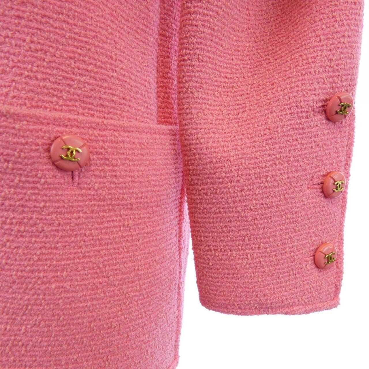 [vintage] CHANEL P04542V03969 Collarless Jacket