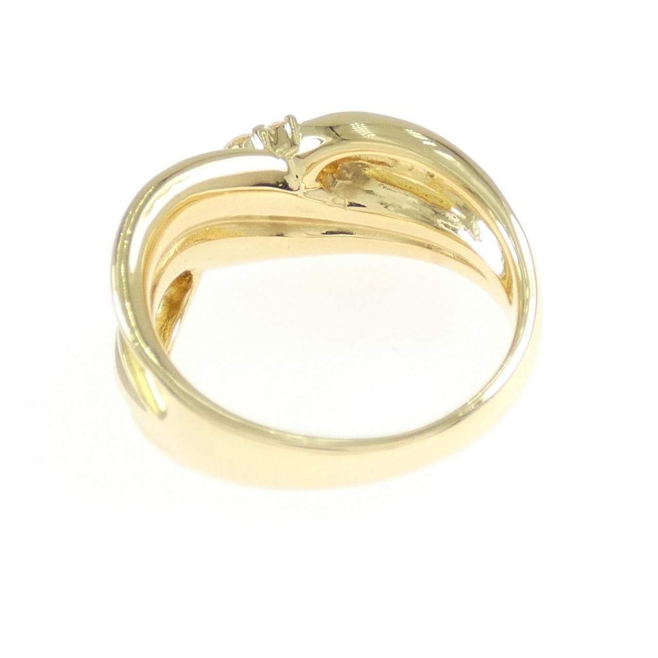 K18YG ダイヤモンド リング 0.24CT