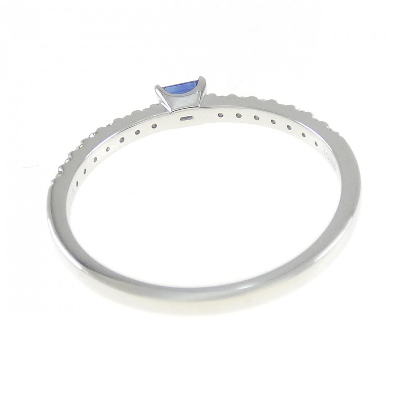[新品] PT 蓝宝石戒指 0.10CT