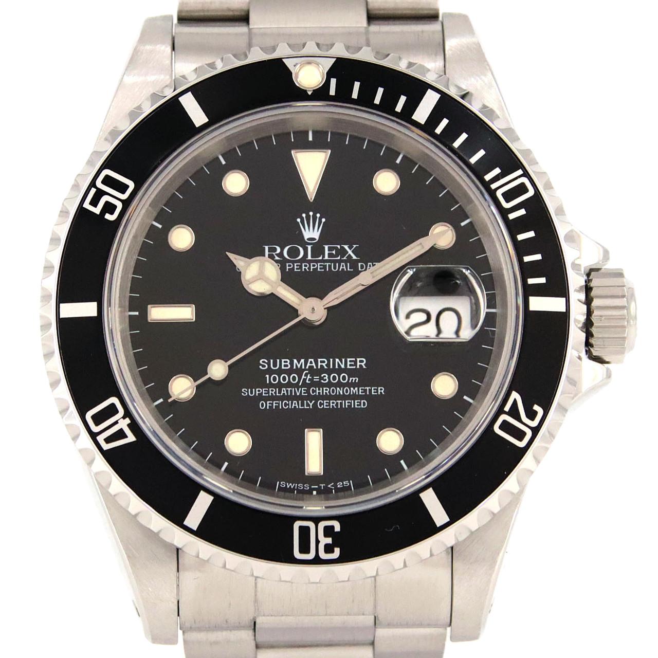 ロレックス サブマリーナーデイト 16610. SS 自動巻 X番