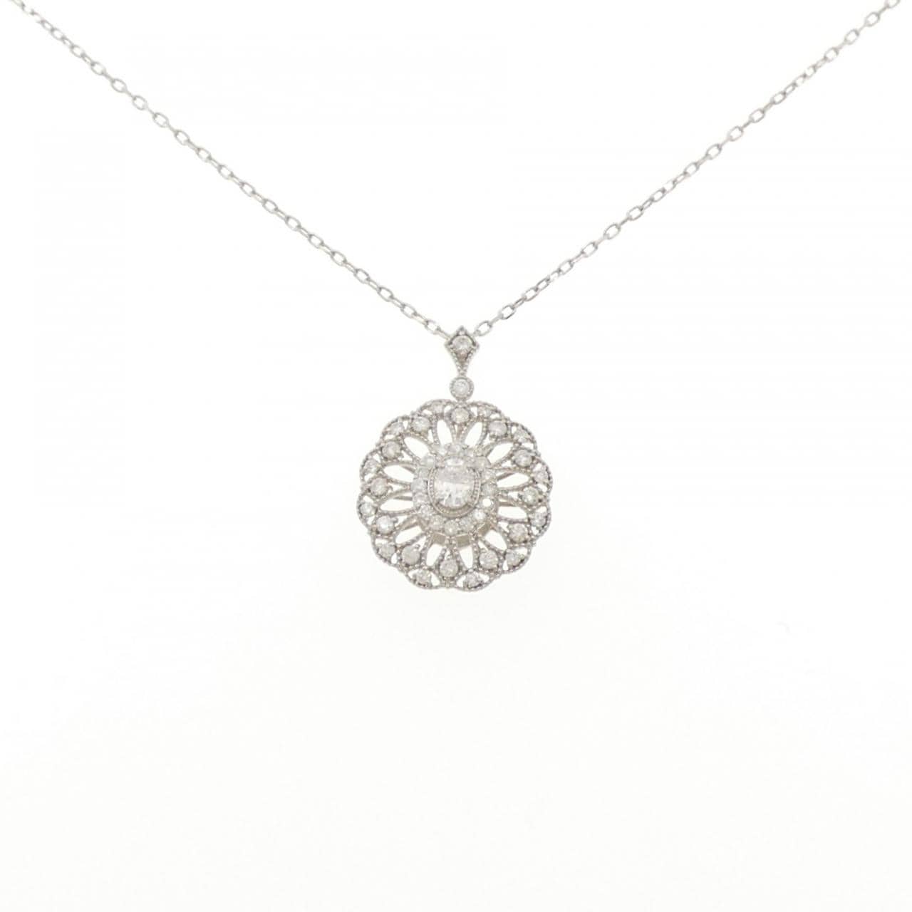 PT900/PT850 ダイヤモンド ネックレス 0.174CT
