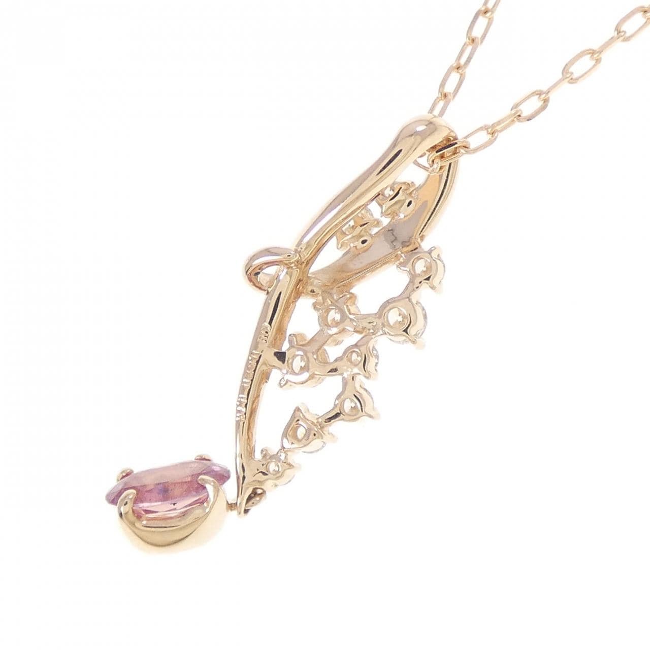 K18PG サファイヤ ネックレス 0.320CT