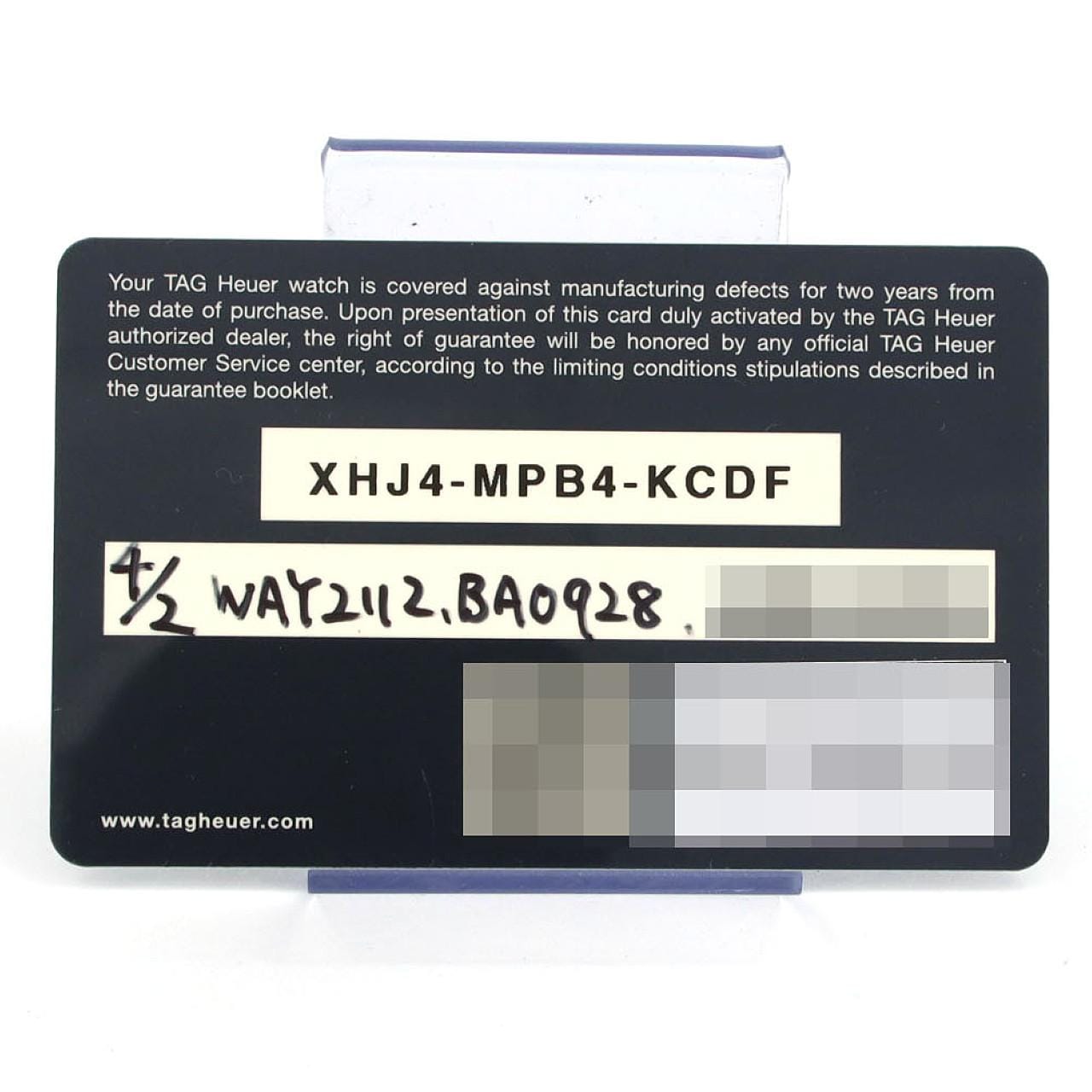 [No Maintenance Rebate Price] TAG Heuer Aquaracer Calibre 5 WAY2112.BA0928 Stainless Steel Automatic