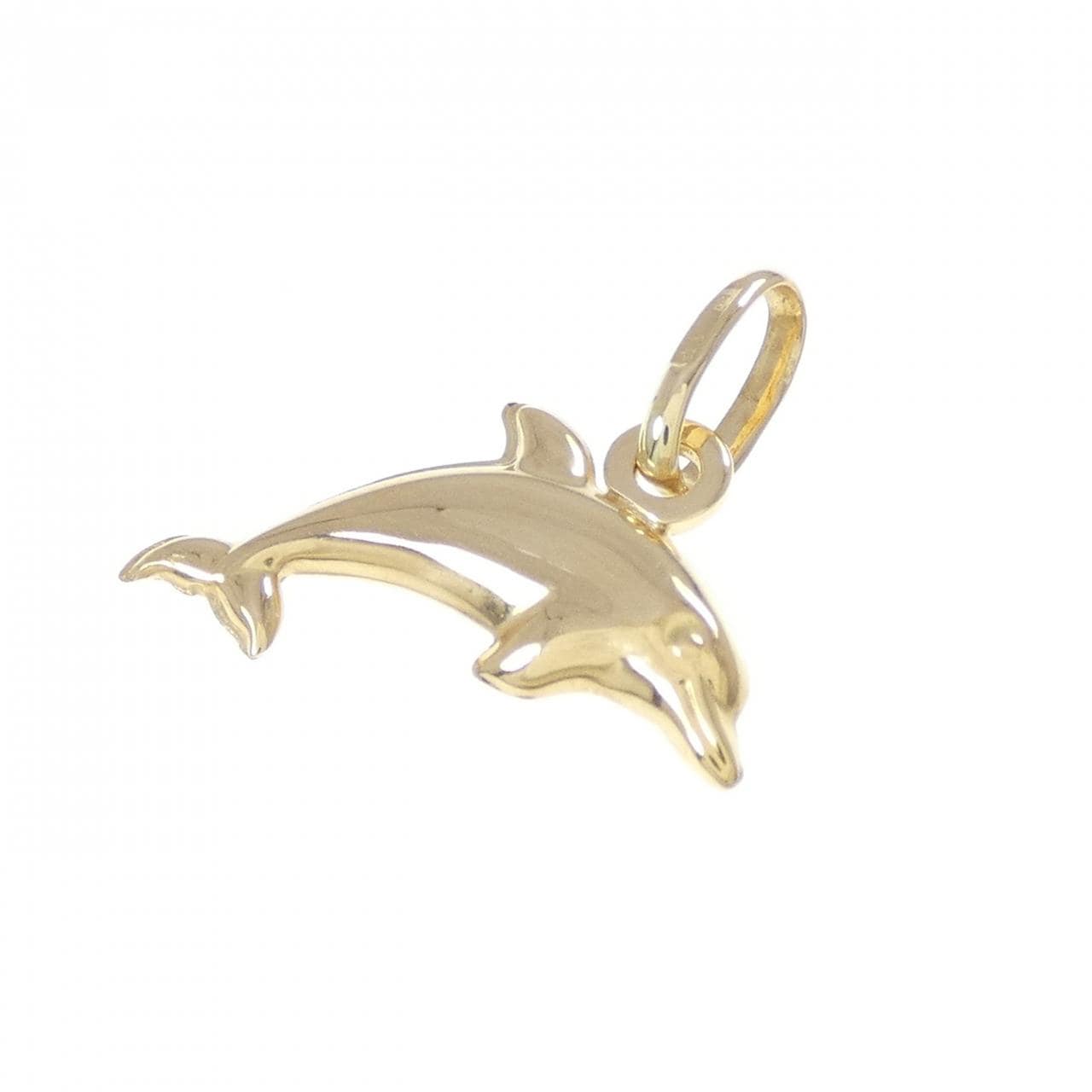 ウノアエレ K18YG ドルフィン ペンダント