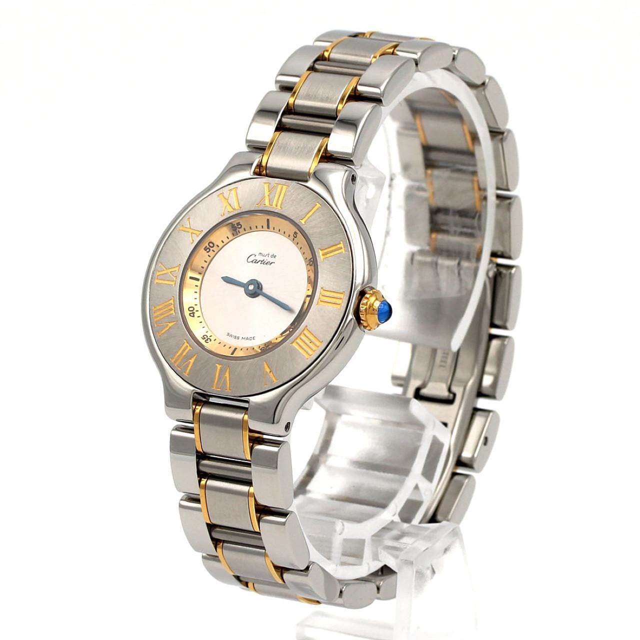 カルティエ マスト21SM コンビ W10073R6 SSxYG クォーツ