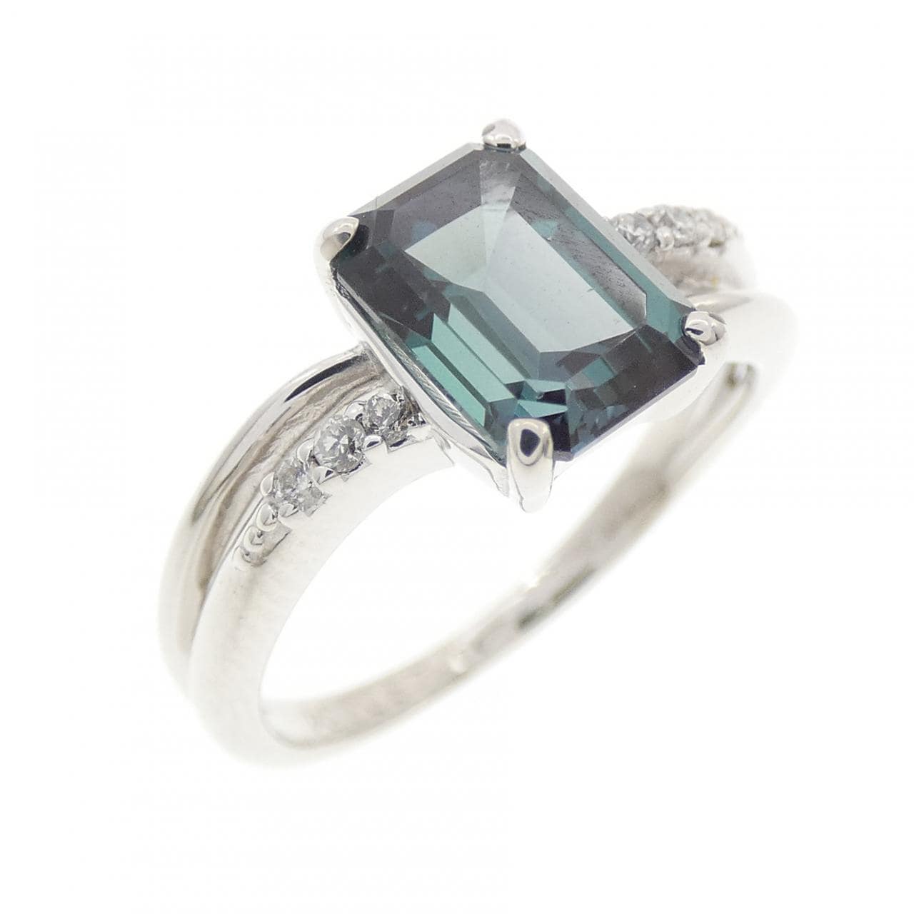 クレサンベール 合成アレキサンドライト リング 1.48CT