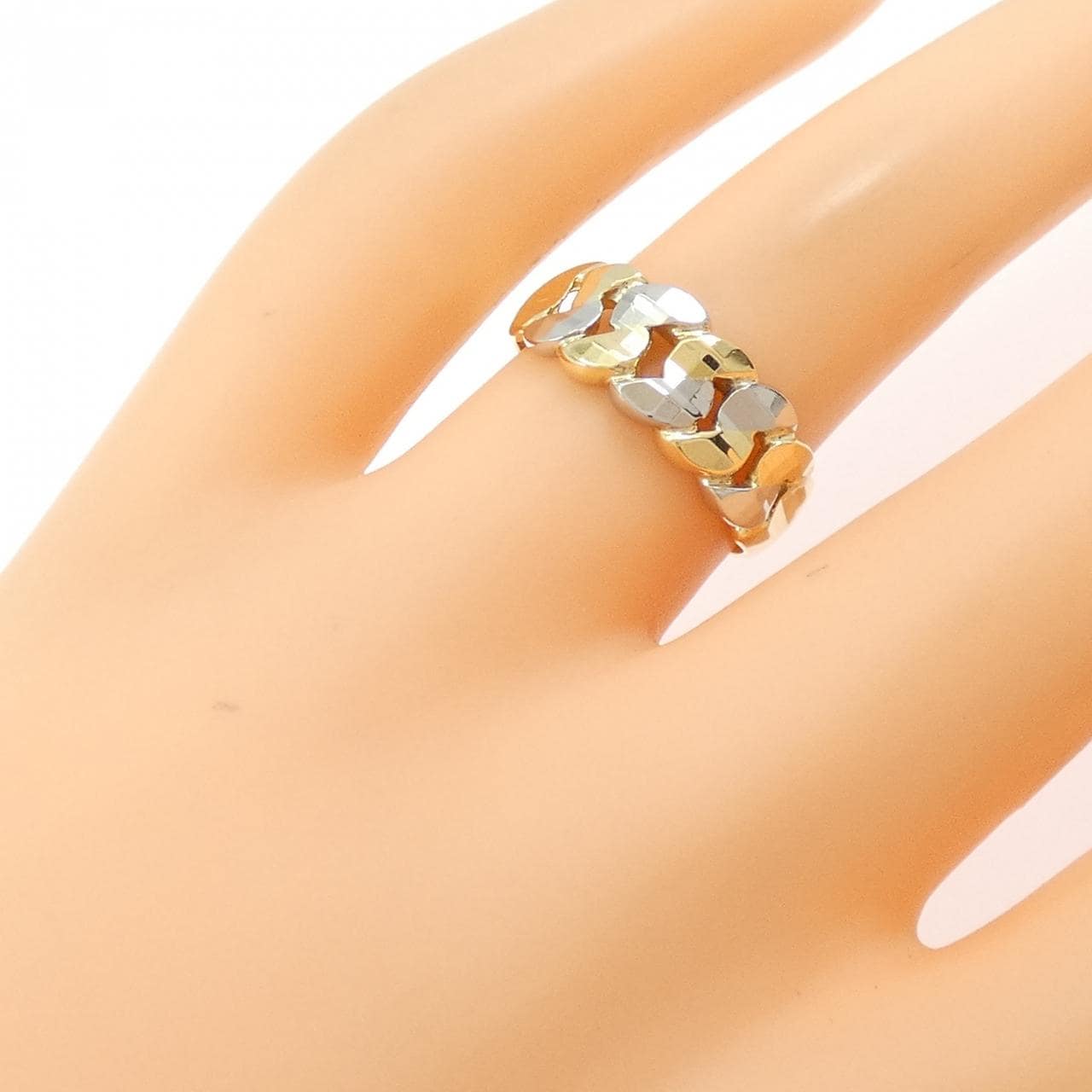 K18YG/PT900 リング