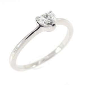 PT900 ハート ダイヤモンド リング 0.20CT