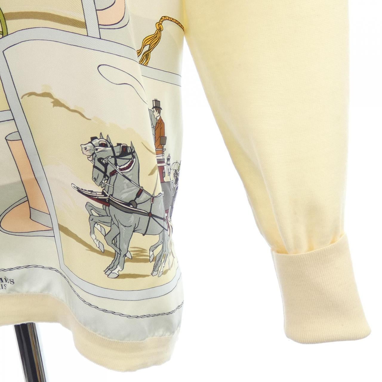 【ヴィンテージ】エルメス HERMES THE BULL＆MOUTH REGENT'S CIRCUS PICCADIL ツイルレーヌ. ニット