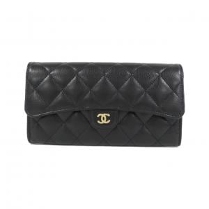 CHANEL bifold long wallet