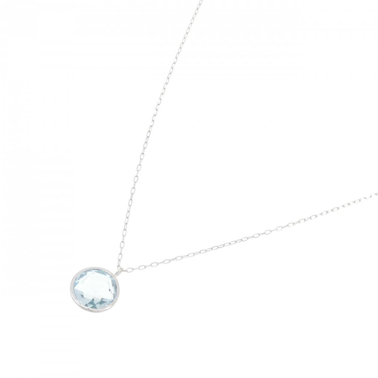 K10WG ブルートパーズ ネックレス