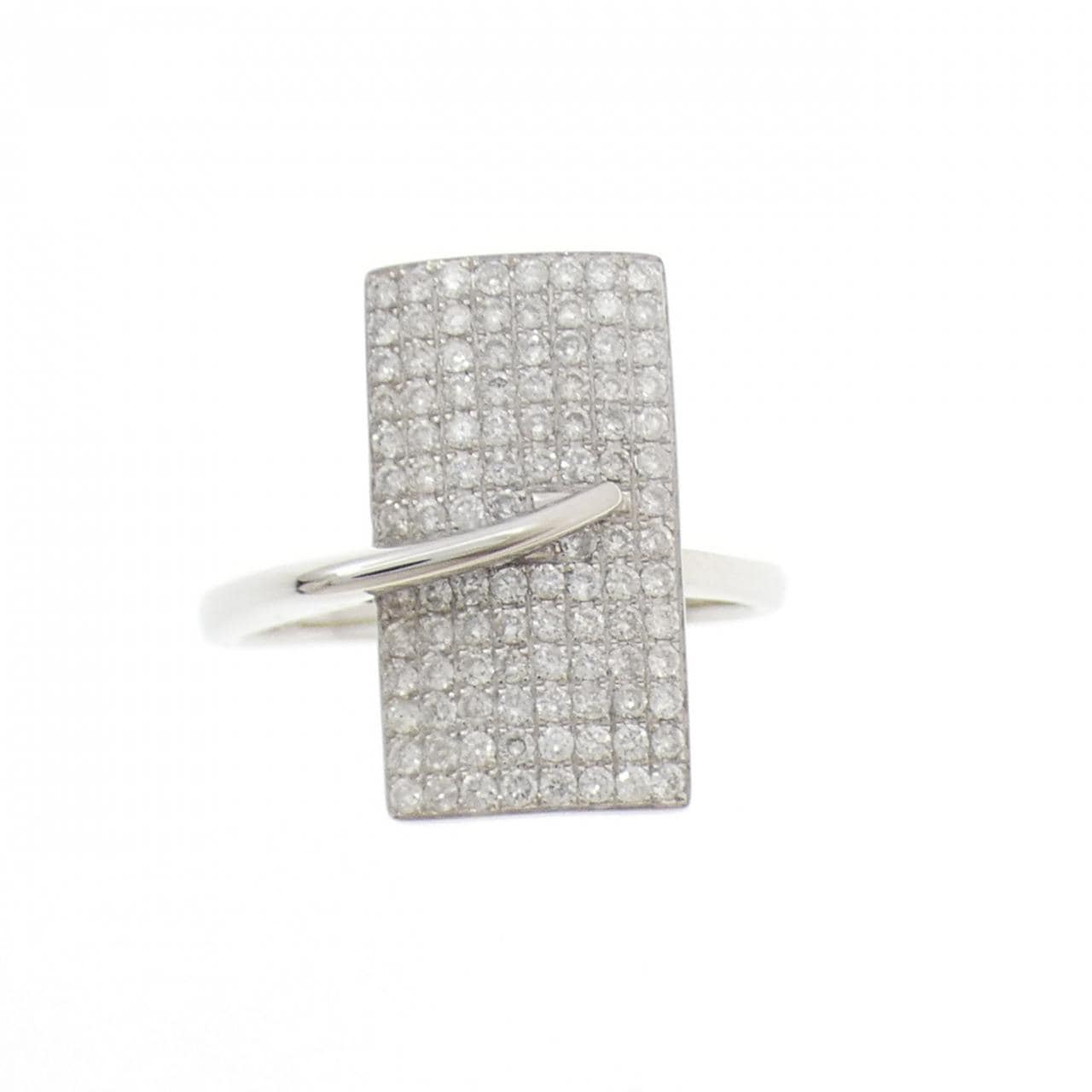 K18WG ダイヤモンド リング 0.52CT