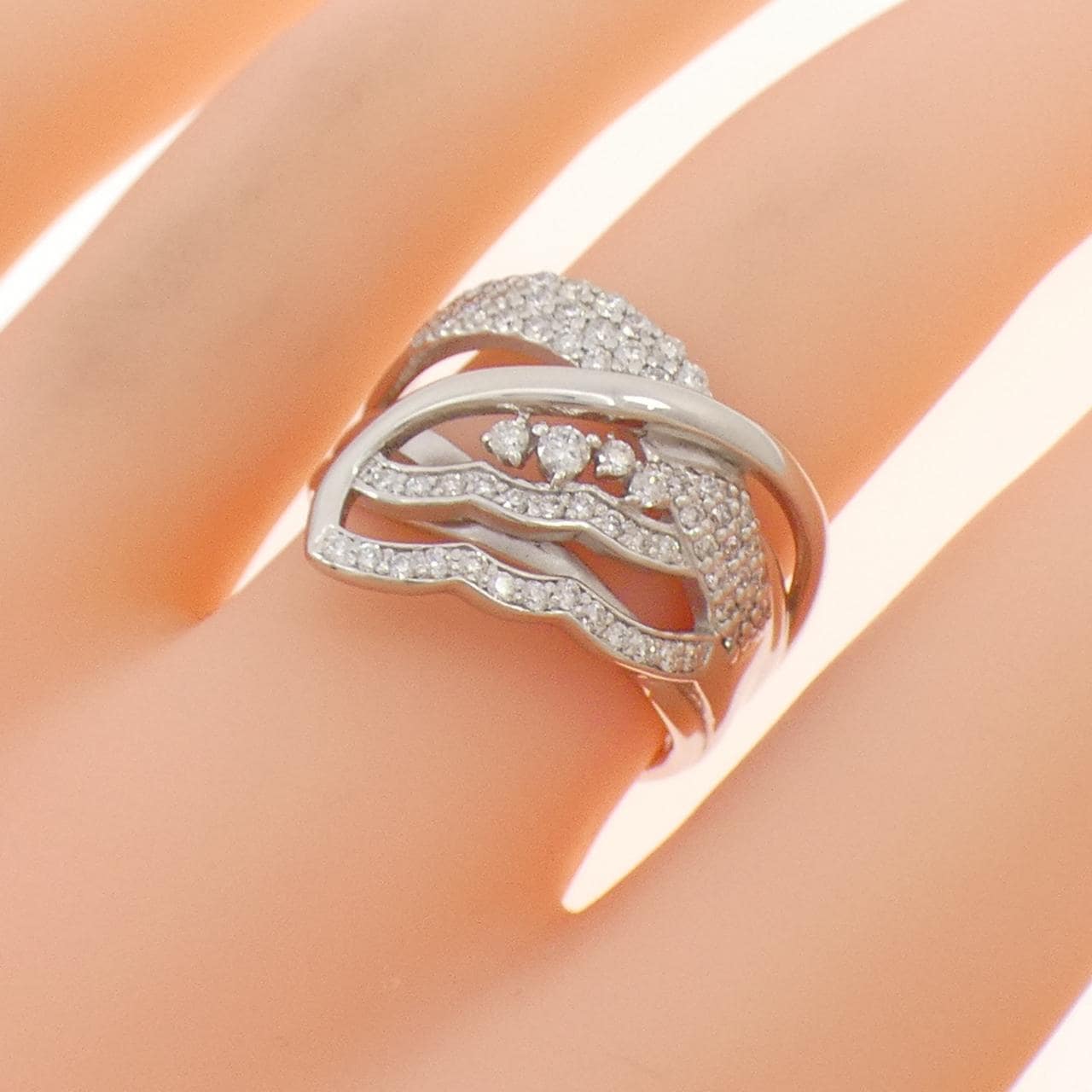 PT900 ダイヤモンド リング 0.57CT