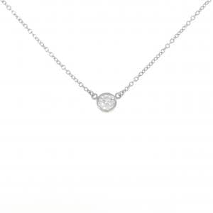 ティファニー バイザヤード ネックレス 0.20CT F VS2 3EXT