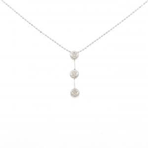 K14WG ダイヤモンド ネックレス 0.06CT