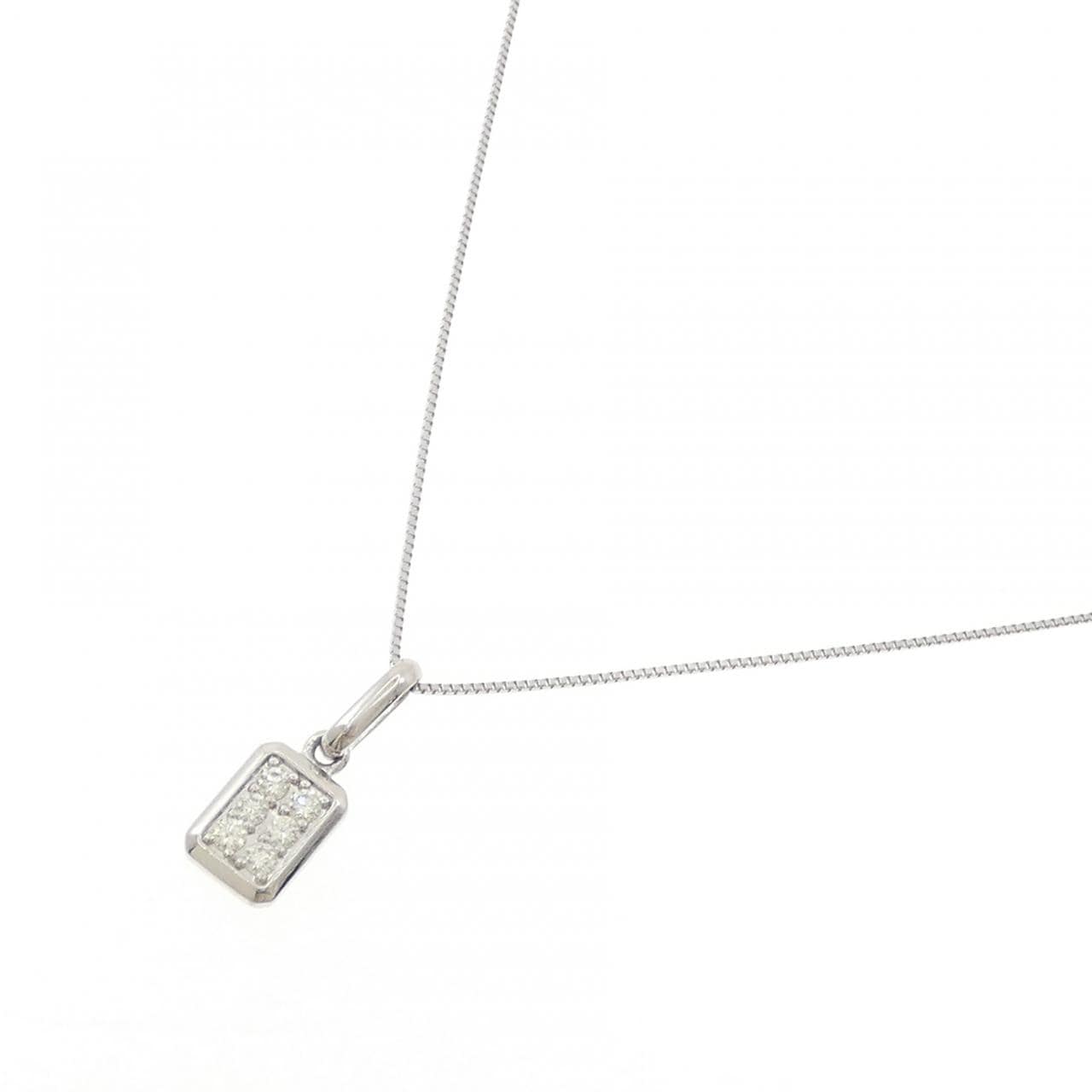 PT900/PT850 ダイヤモンド ネックレス 0.22CT