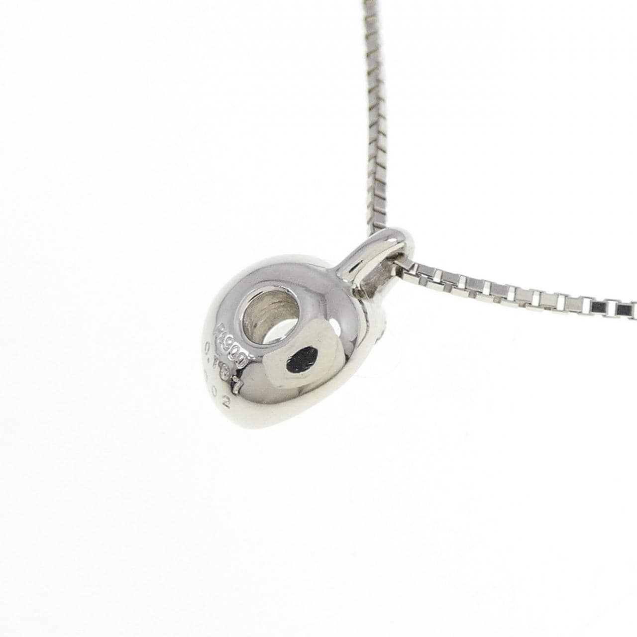 PT900/PT850 ピンクダイヤモンド ネックレス 0.02CT