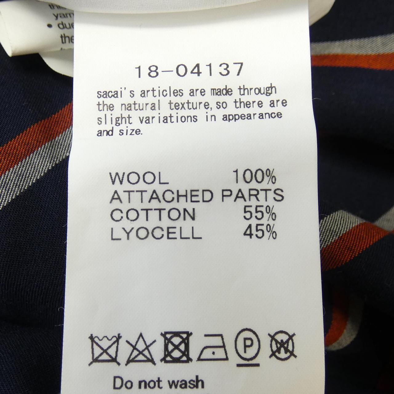 サカイ SACAI 18-04137 トップス