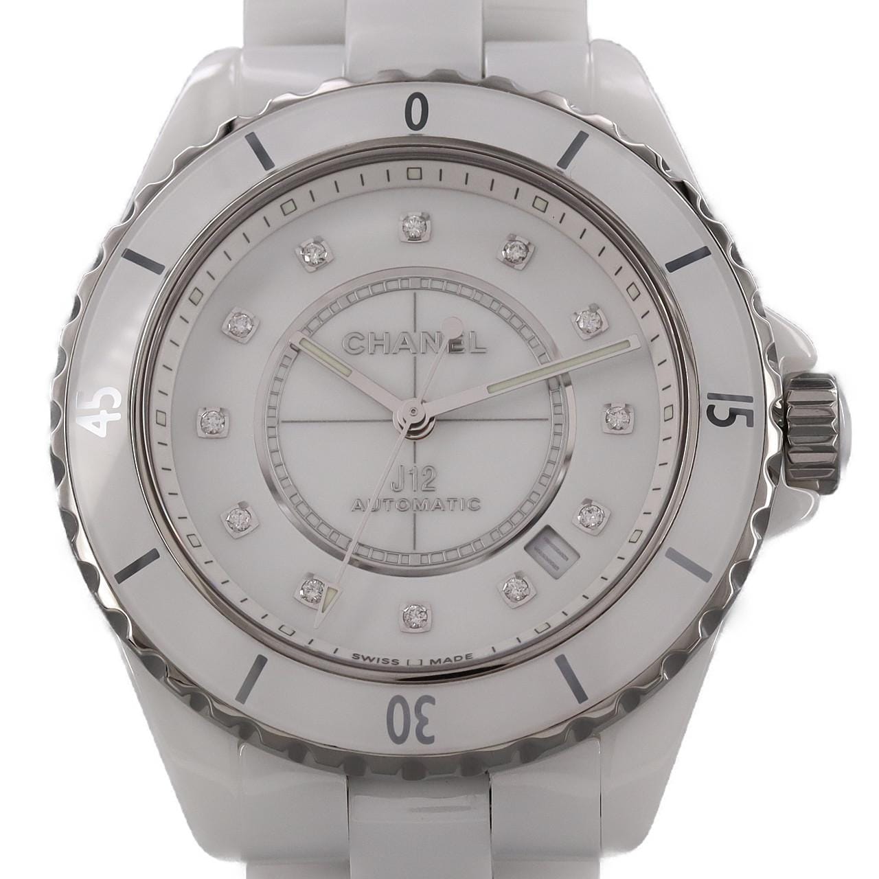 シャネル J12キャリバー12.1 38mmセラミック･12P H5705 セラミック 自動巻